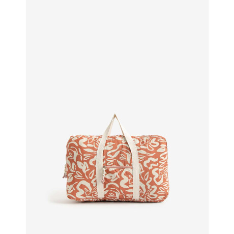 Bolso Plegable de Material Reciclado Estampado Flores