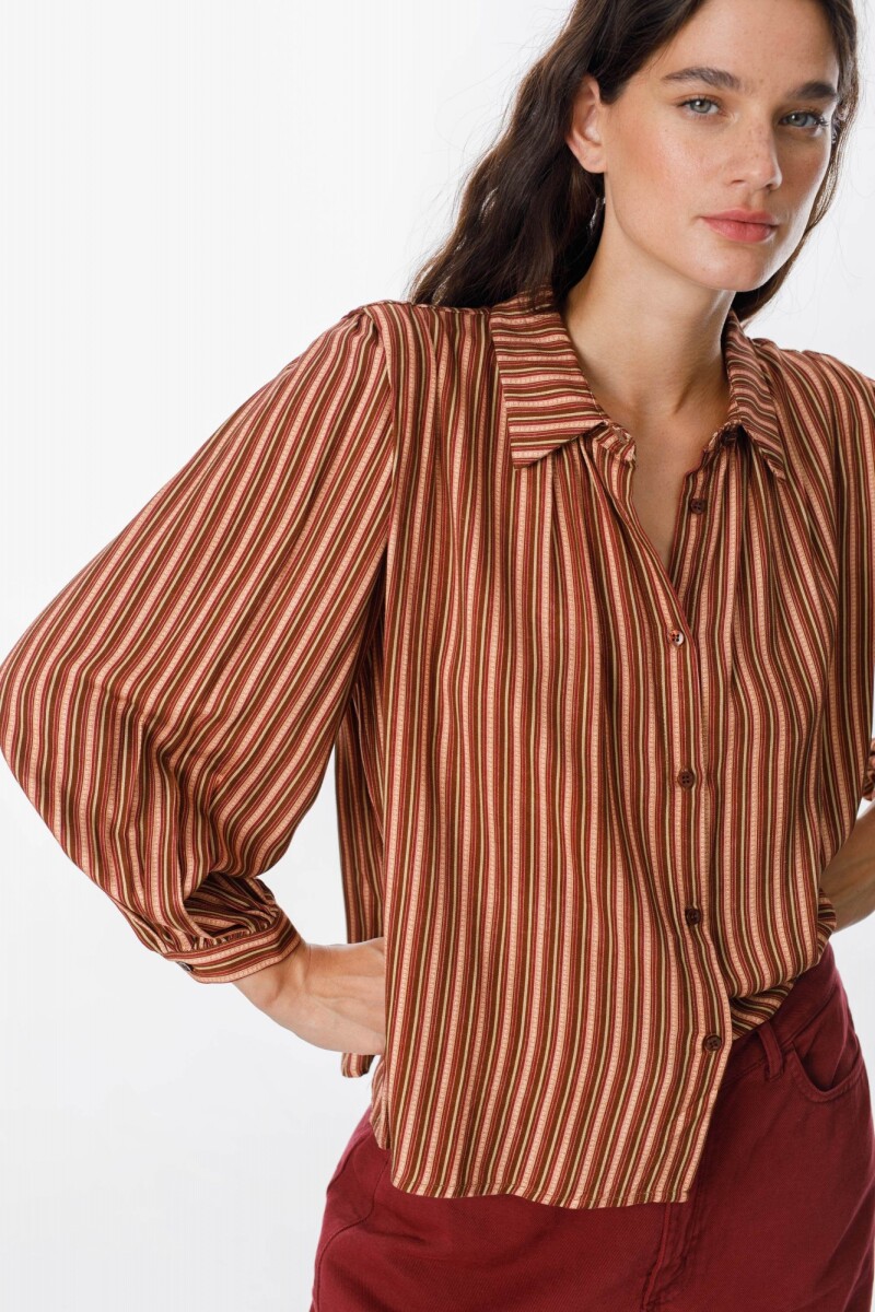 Camisa Rosven - Bordeaux 