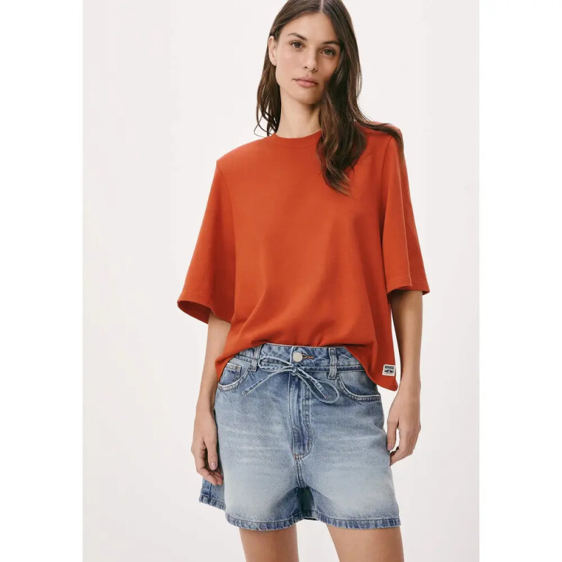 SHORTS FEM AZUL MEDIO