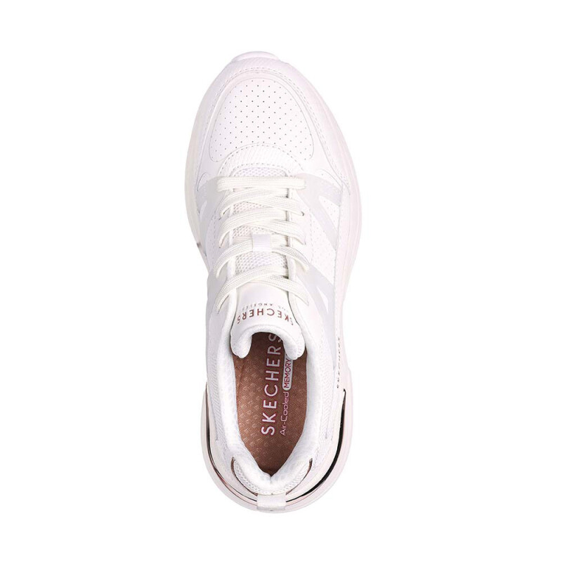 Hazel Faye - Mujer White Duraleather/mesh Trim