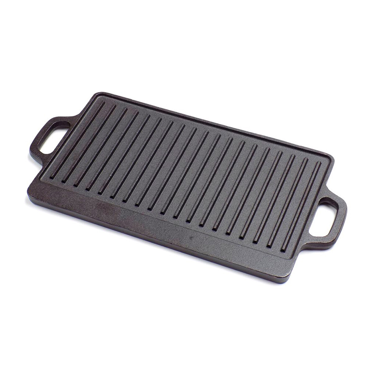 Parrilla gril de hierro c/asas medium - NEGRO 