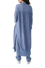 HUDSON MAXI CARDI Azul