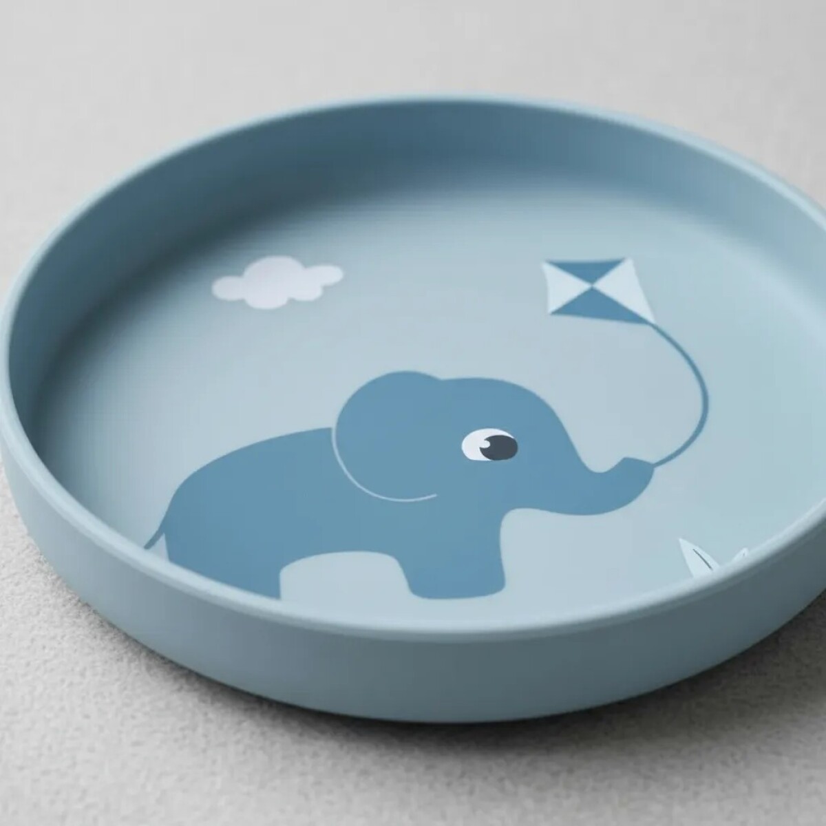 Plato con ventosa BUBA cloudy - celeste 
