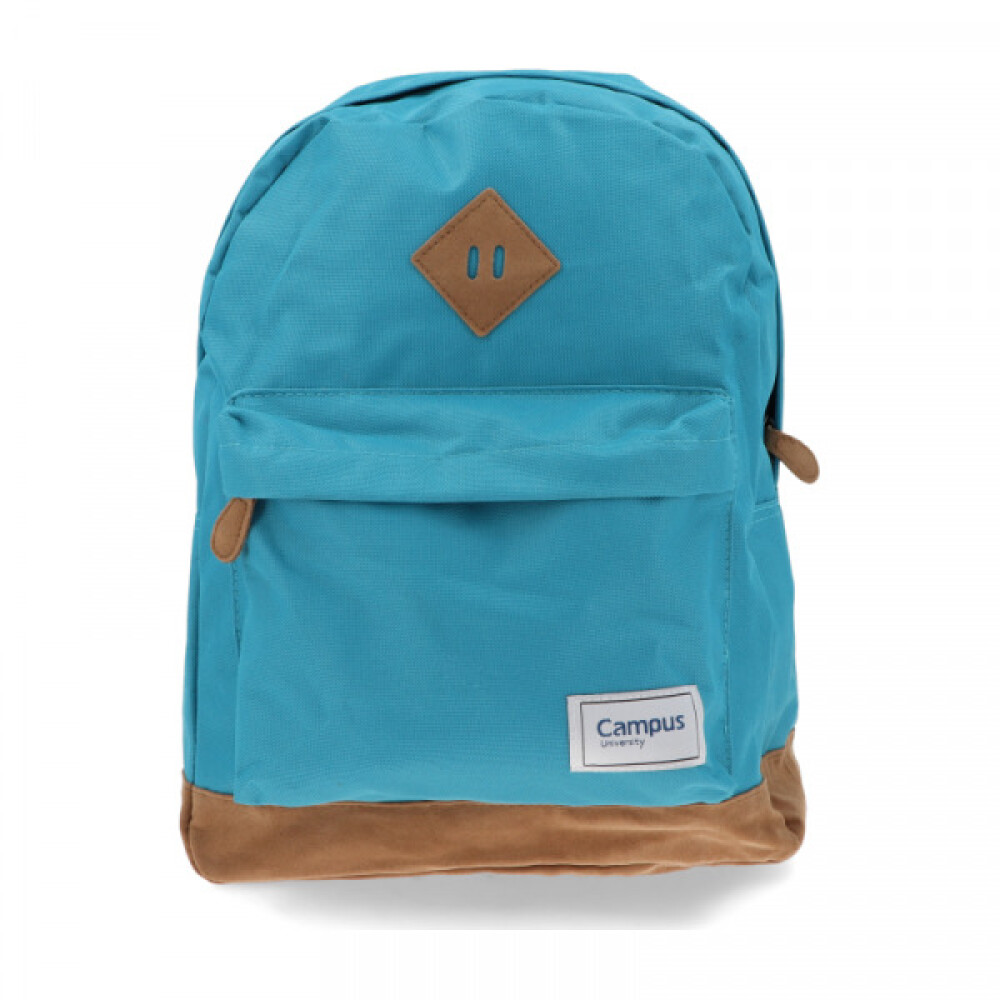Mochila Celeste Campus University MOCHILA CAMPUS COLOR VERDE AGUA 40 CM