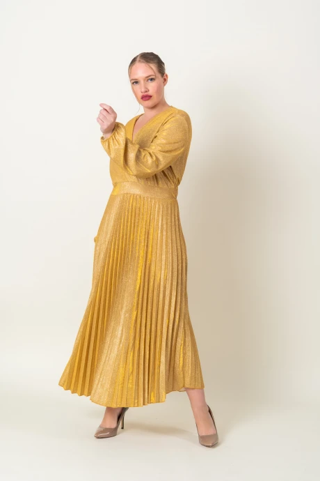 VESTIDO HAZEL Dorado