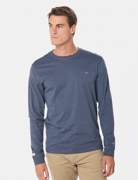 REMERA BÁSICA DE ALGODÓN Marino
