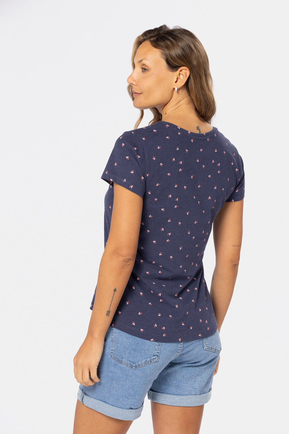 REMERA ESTAMPADA Azul