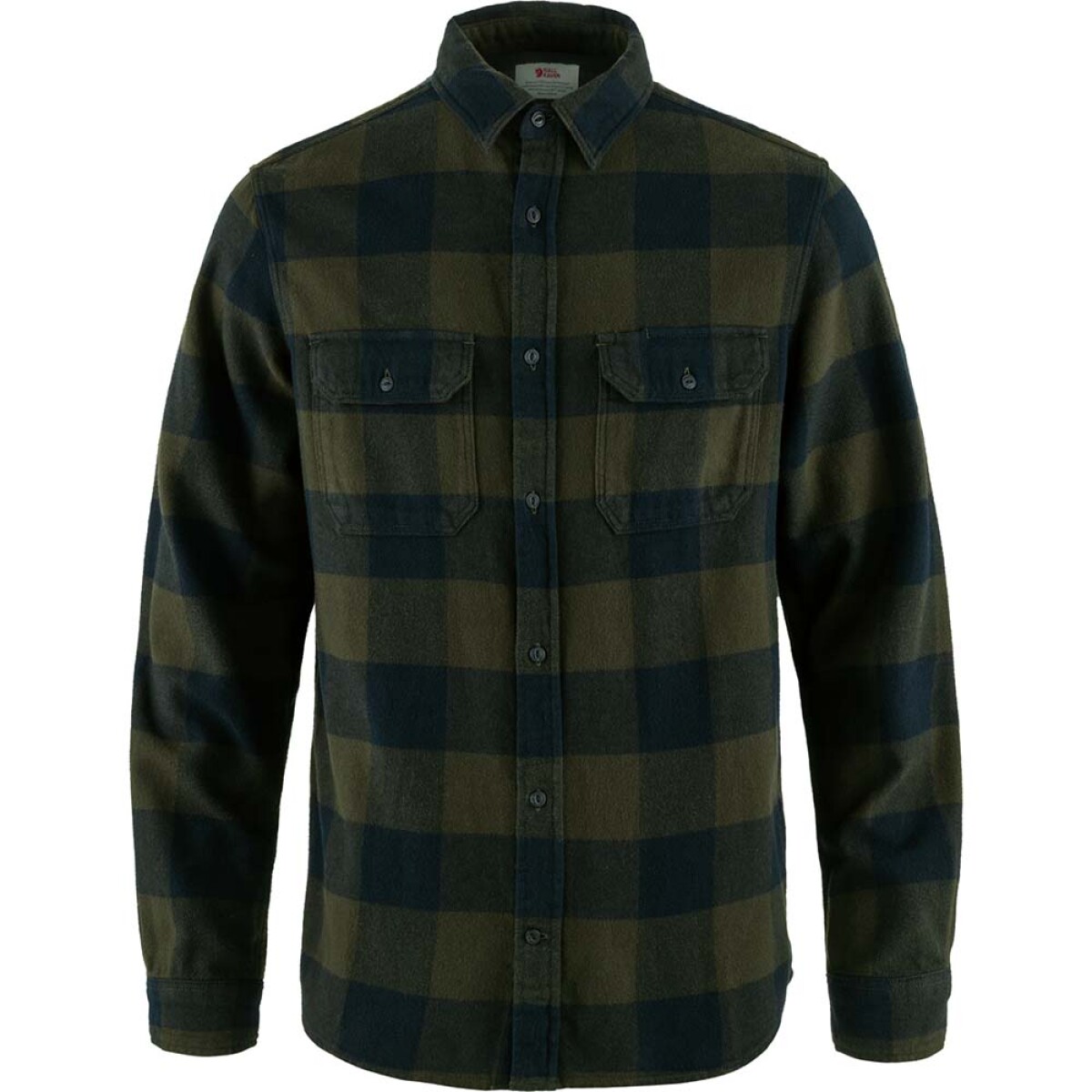 Camisa Fjallraven Ovik Heavy Flannel Shirt M Hombre - Deep Forest-dark Navy 