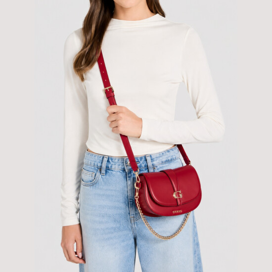 Cartera Guess Carrie Rojo 0