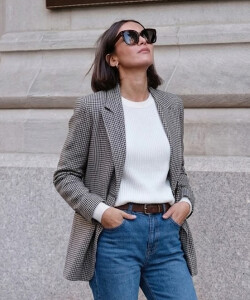 Blazer Gales NEGRO/BEIGE