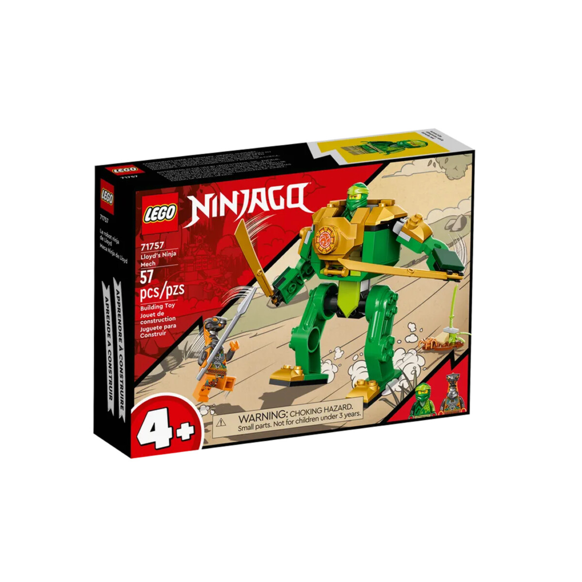 Lego Ninjago Ninja De Lloyd 57 Piezas 71757 