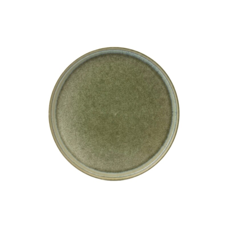 PLATO CERAMICA PLAYO VERDE 28CM Unica