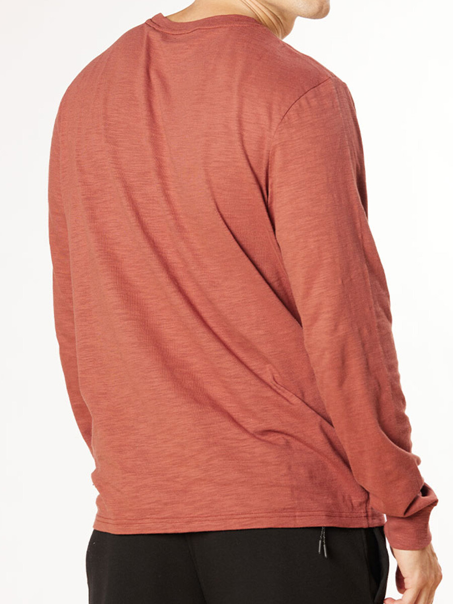 T-SHIRT M/L MARKW23 RUSTY - Bordeaux 