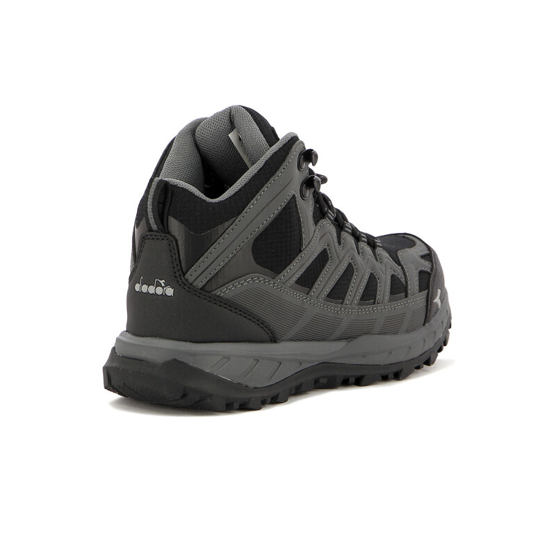 Champion Diadora Hiking Hombre Waterproof MID - Negro/Gris Negro-Gris