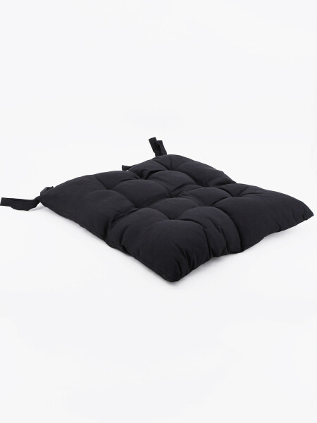 ALMOHADON SILLA LISO NEGRO