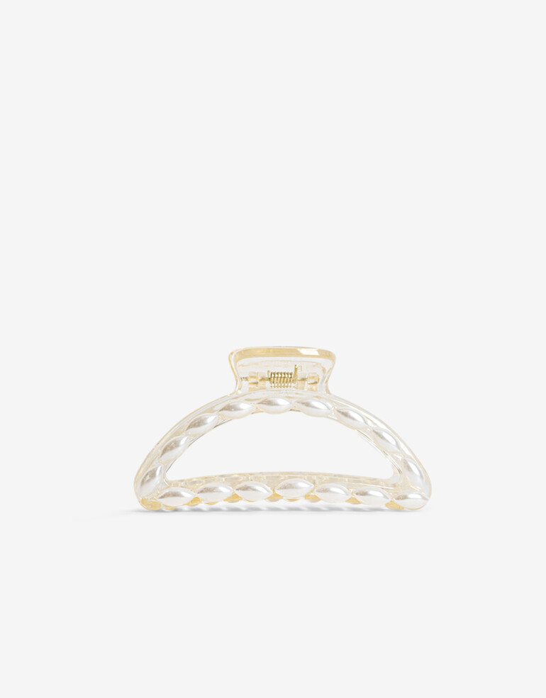 Broche Perla Broche Con Perlas - Blanco Nacarado/perlado
