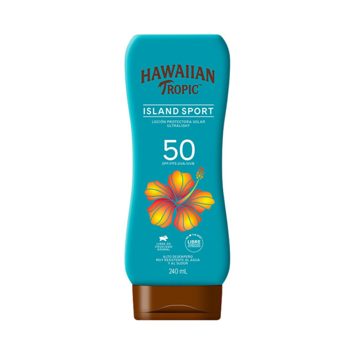 Protector Solar Hawaiian Tropic Island Sport en Crema FPS50 240ml 
