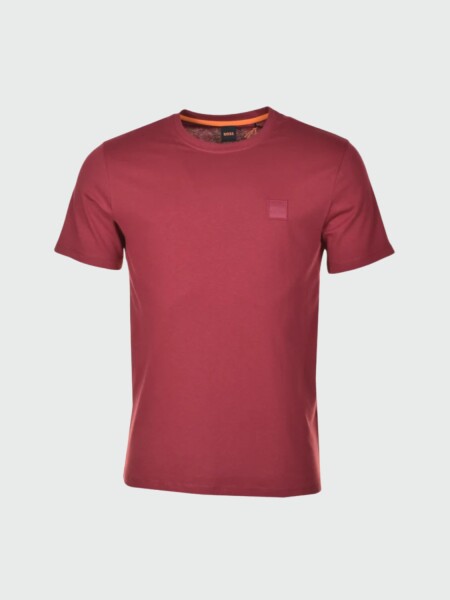 BOSS -Remera de algodón básica, TALES Bordó