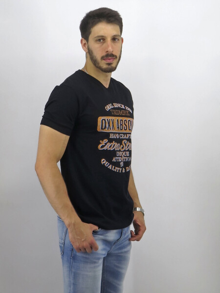 T-SHIRT OXX S008-9 NEGRO