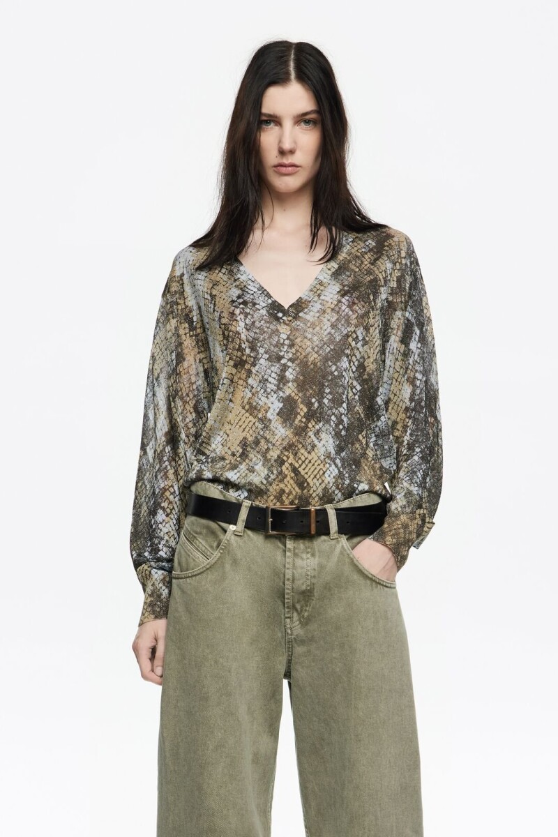 SWEATER TEJIDO Negro