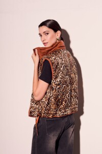 Chaleco Reversible Marron
