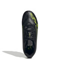 Championes de Fútbol 11 Infantiles Adidas F50 Club Negro - Plateado - Amarillo Limon