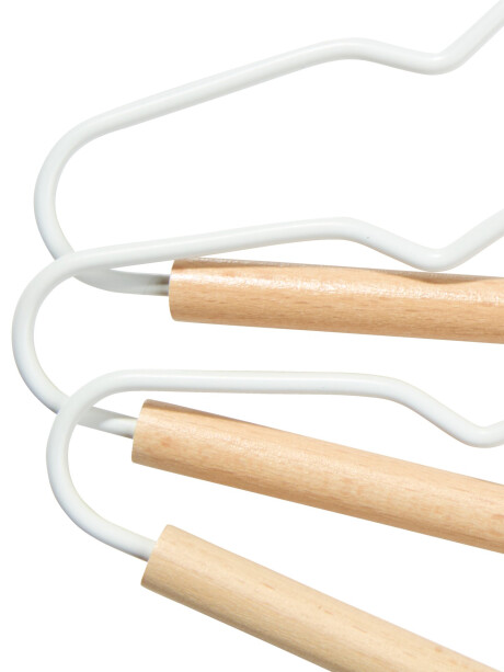Perchas BO L42cm 3 unidades blanco Perchas BO L42cm 3 unidades blanco