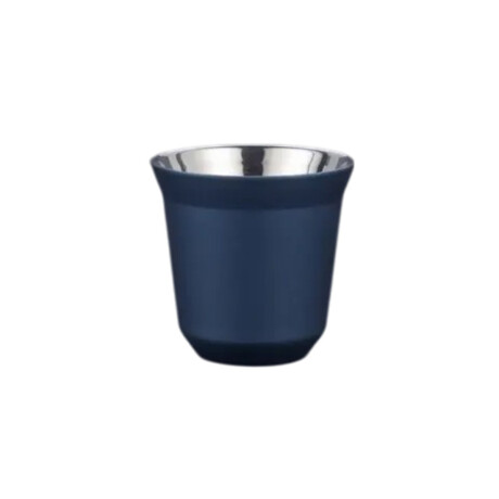 Taza pocillo de acero doble pared - 160ml Azul