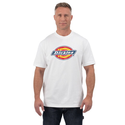 Remera Dickies Tri-Color Logo - Blanco Remera Dickies Tri-Color Logo - Blanco