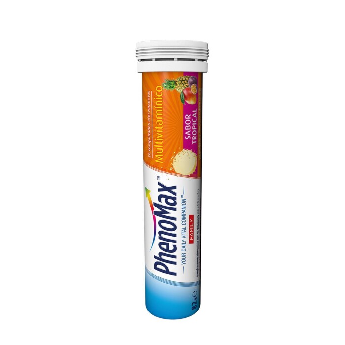 PHENOMAX MULTIVITAMINICO TUBO X 20 TABL. única