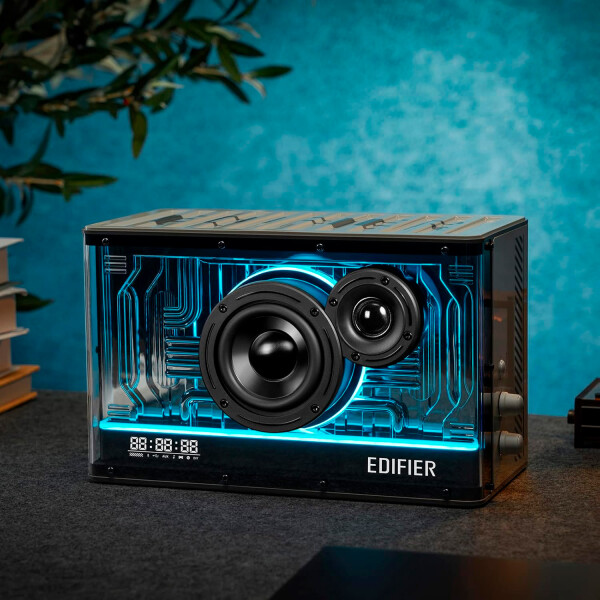 Parlante Edifier Qd35 Negro Bluetooth Rgb NEGRO