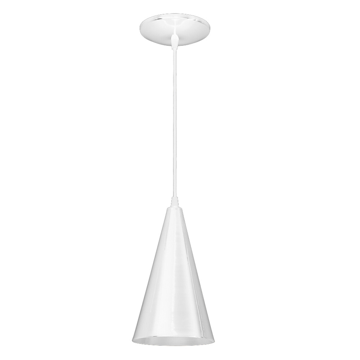 Lámpara colgante blanco Ø13cm BAHAMAS - LX0044 