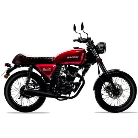 Baccio Classic Retro 125 Rojo