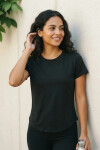 Remera de yoga Negro