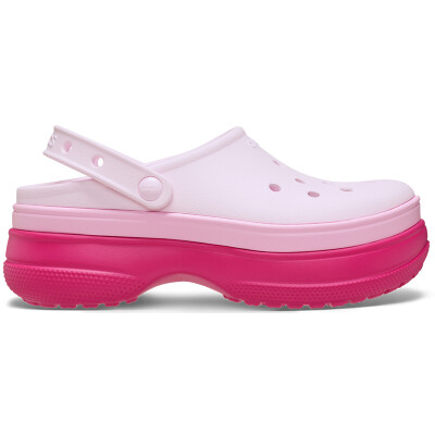 Crocs Classic Stacked Clog Rosado