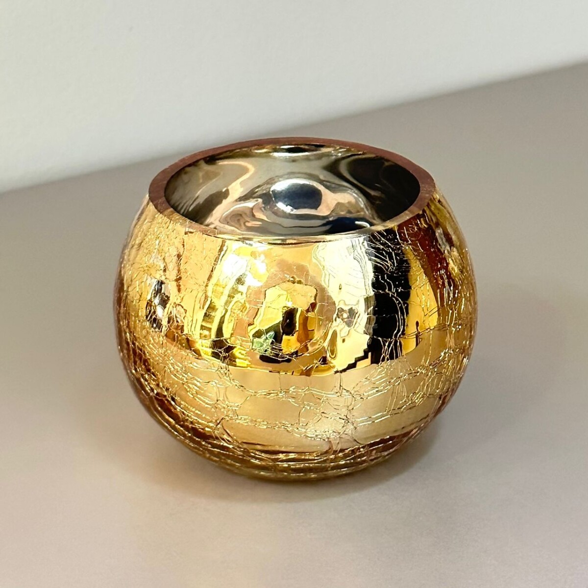 Porta Velas Vidrio Aliza Ø6.50cm x Alto 6.50cm 