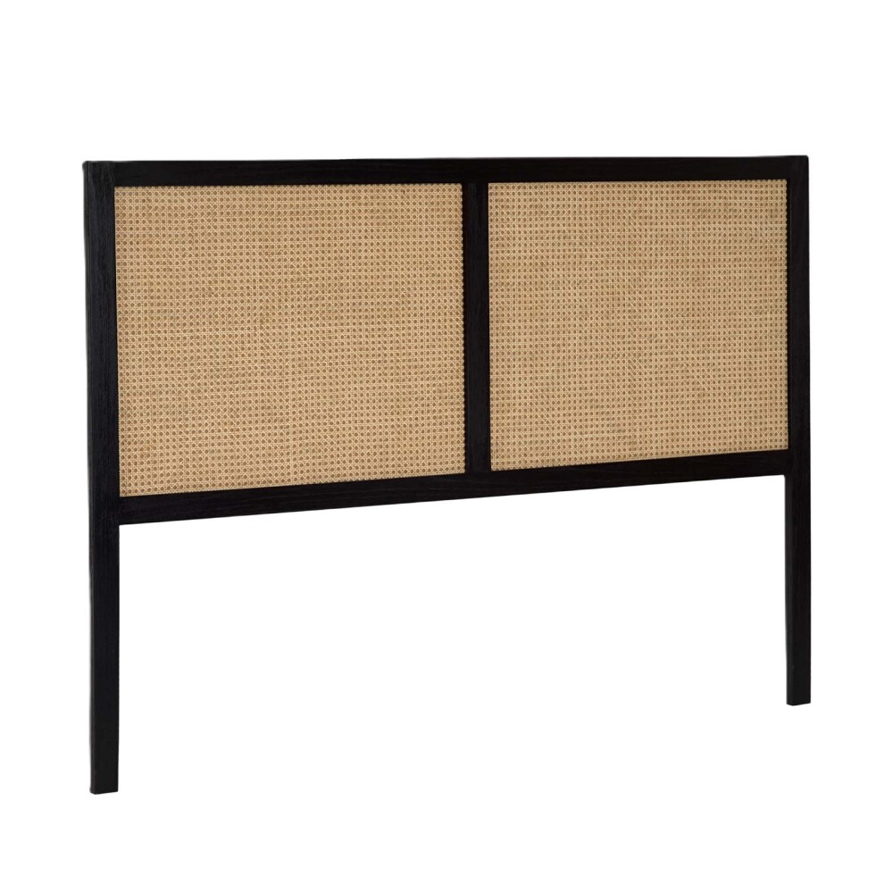RESPALDO QUEEN MADERA NATURAL-BEIGE BERNADETTE