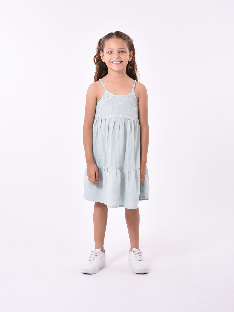 VESTIDO AMAPOLA - AQUA 