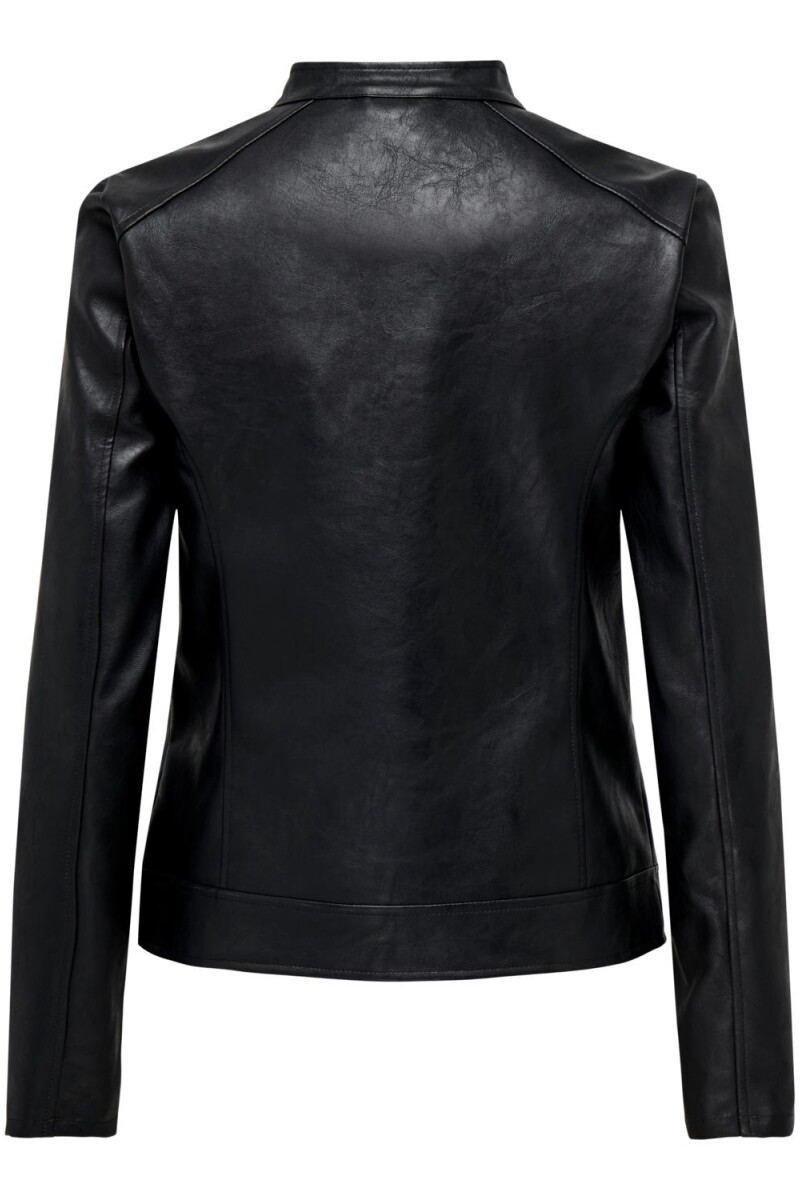 Chaqueta Emily Efecto Piel Black