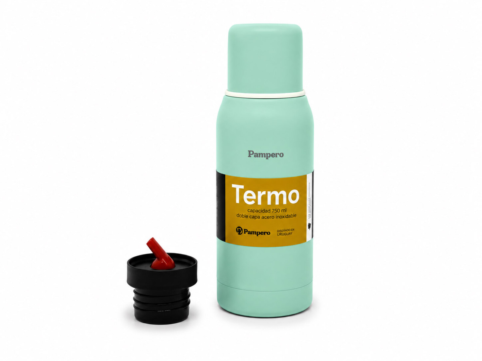 TERMO ACERO DOBLE CAPA 750ML - Verde Claro 