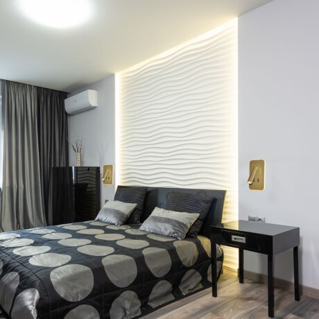Portátil led de pared con SPOT móvil, DOBLE LUZ DORADA