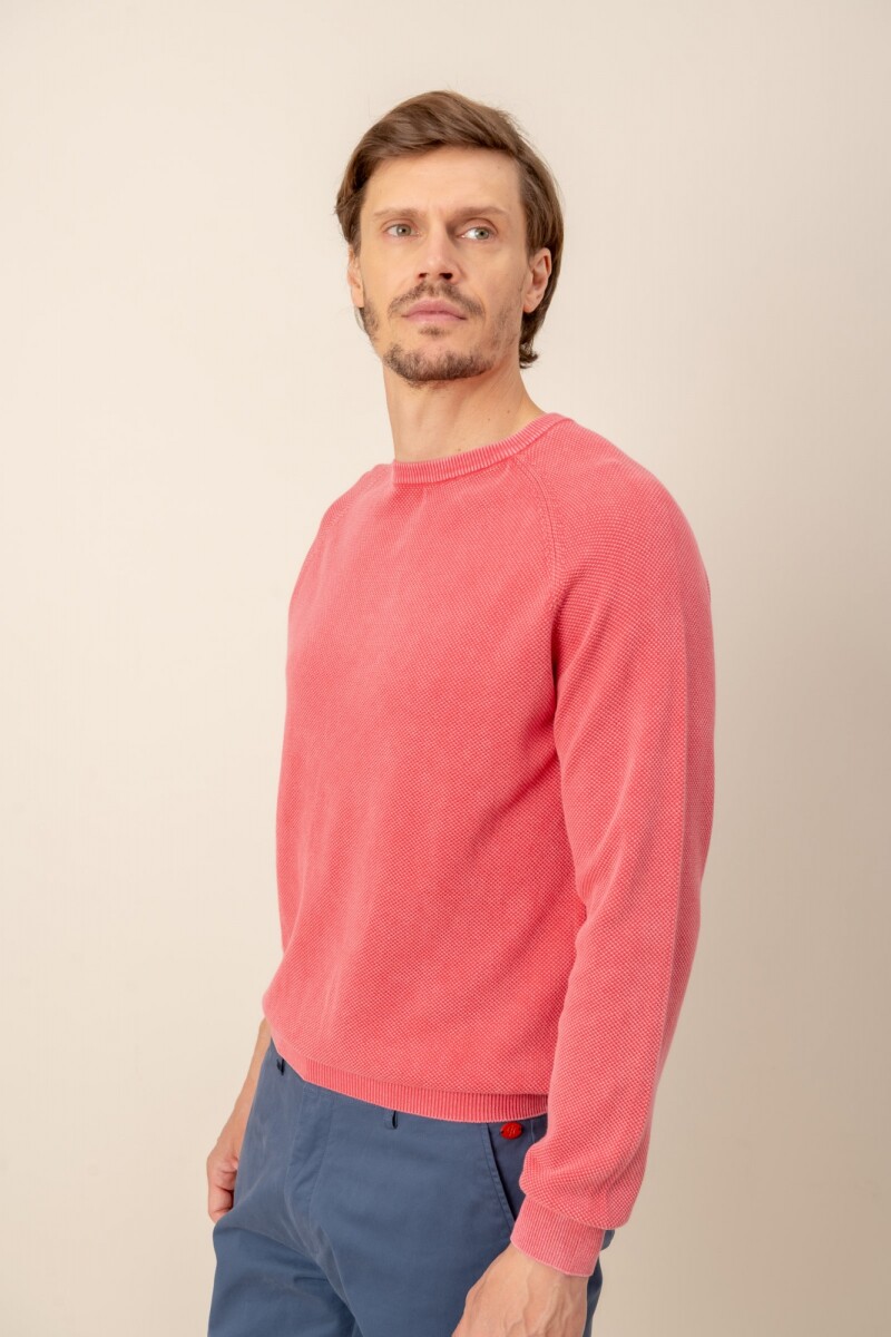 Sweater round neck - Rojo 
