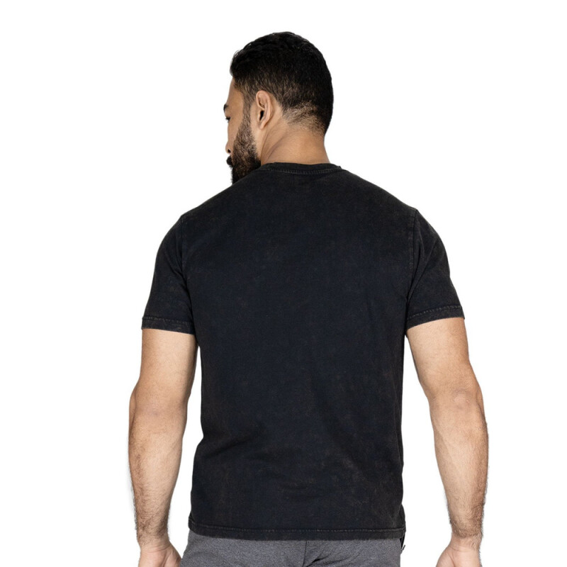 TSHIRT MEN COTT/POLY EVERLAST CHAMPION BK M6 S BK