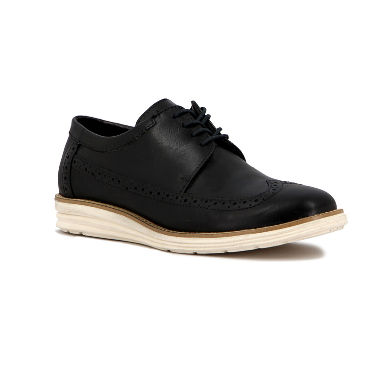 Starsax Mocasín Acord.casual Hombre Suela Clara Negro