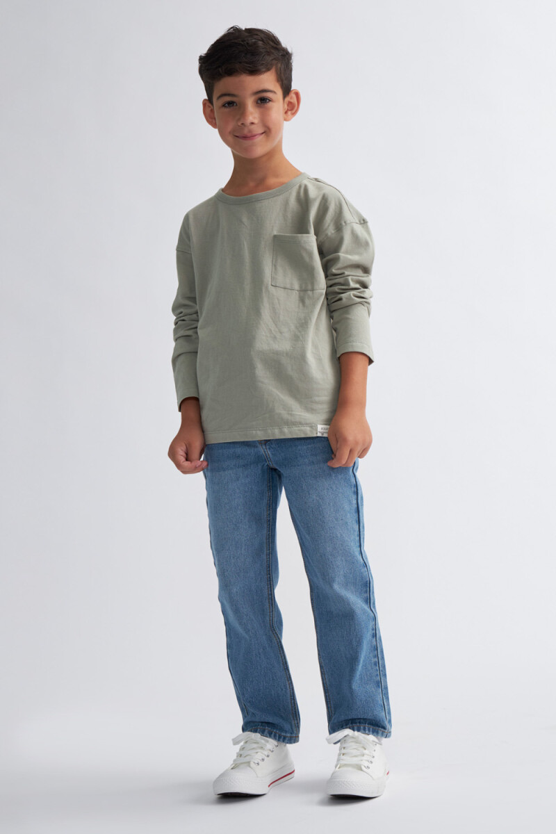 Pantalon jean Azul Claro