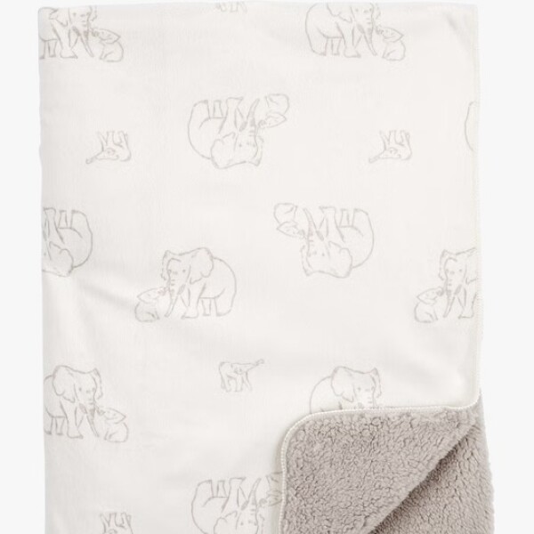 Manta fleece gris elefante CARTERS Manta fleece gris elefante CARTERS
