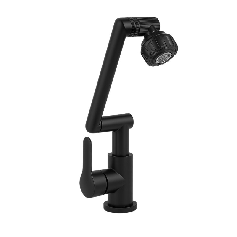 Canilla Baño Grifo Monocomando Griferia Giratorio 360 Negro Canilla Baño Grifo Monocomando Griferia Giratorio 360 Negro