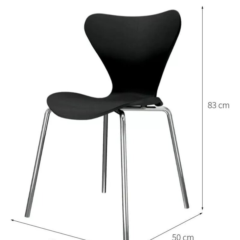 SILLA JACOBSEN - COLOR NEGRA SILLA JACOBSEN - COLOR NEGRA