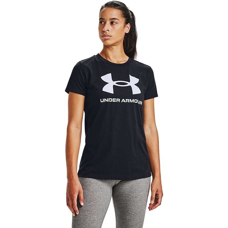 Remera - Under Armour - Under Armour Buzo LIVE SPORTSTYLE de Mujer - 1356305-001 Negro-blanco