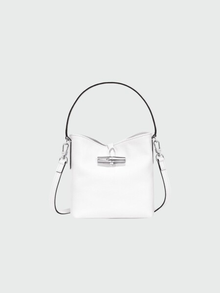 Longchamp -Bolso bombonera XS, Roseau Essential Negro con Logo